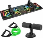 Vishou Push Up Board, Toning Tube and Sit up Bar Combo for Body and Strength Training Equipment for Men and Women Home Gym Set & Home Fitness