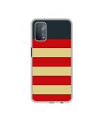 Casotec Multicolor Lines Design Printed Silicon Soft TPU Back Case Cover for Oppo A93 5G