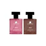 LORCAN Unisex Luxury Combo Pack of Lovely and Milky Eau De Perfume for Men & Women - 50ml Each | Long Lasting Perfumes Perfect to Wear on Dates