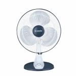 Candes White Grey 3 Blade 400 Mm Table Fan, White Grey