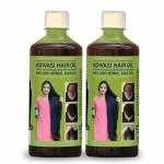 HEARTFELT NIGHT ENTERPRISE Adivasi Herbal Premium Quality Hair Oil For Hair Regrowth (Pack of 2)