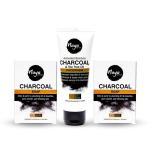 Naya Care & Cure Activated Bamboo Charcoal Face Wash With Charcoal Soap (Combo Of 3)