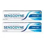 Sensodyne Toothpaste Fresh Gel twin pack, Sensitive tooth paste for daily sensitivity protection, 300 gm twin-pack (150 gm x Pack of 2)