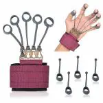 XIANCO Finger Resistance Band Finger Extensor for Wrist Hand (RED)