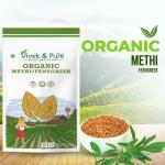 Vivek & Pure Organic 100gm Methi | Fenugreek