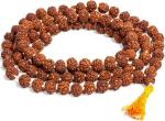 Shivoham Five Mukhi Rudraksha Mala with 108 Beads Wood Necklace