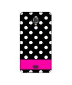 Casotec White Dots Pattern Design Printed Silicon Soft TPU Back Case Cover for Swipe Elite 2 plus