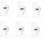 Searegal 5 Cm Nut Bolt Self Adhensive Sticker For Use Hanging Without Drilling Self Adhesive Sticker (Pack Of 16)