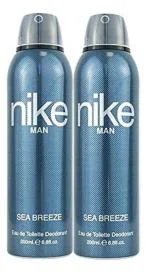 Nike Men Sea Breeze Deodorant 200 ml (Pack of 2)