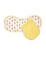 THEONI Pink Printed Organic Cotton Muslin Sleeping Bag for (18-36 Months) Newborn Baby - Pack of 2