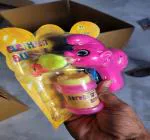 HARSH PLAST Hand Pressing Joker Bubble Gun Toy for Kids with Bubble Liquid-B4