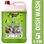 Fivanta Dishwash Liquid 5 Liter Green | Non-Toxic, Plant Based | Removes Tough Grease, Soft on Hands | Baby & Pet Safe