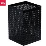 Deli E908 Mesh Pen Holder, Black Body, Pack of 2