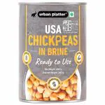 Urban Platter USA Chickpeas in Brine, 400g (Ready to Use | Drained Weight 240g | Garbanzo Beans | Perfect for Curries, Salads, Dips and more) Incomplete