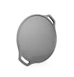 Brodees Pre Seasoned Cast Iron Dosa Tawa |Induction Friendly Kadhai | 30 Cm