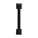 Lapo Black Zinc Square Zaguar Door Handles For Main Door 8 inch