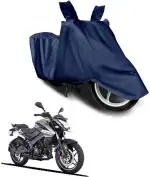 Aamaya Store Blue Two Wheeler Cover For Bajaj Pulsar Ns200 Bs6