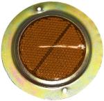 Apsmotiv Orange Reflex Reflector Round With Ring Car Reflector Light