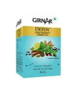Girnar Detox Green Tea - Desi Kahwa| 36 Tea Bags| 90 Gm + Green Ilayachi 25 Gm |