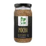 Sip'n Up Instant Coffee Mocha 50 G Premium Freeze-Dried Coffee Powder with Natural Flavours No Nature Identical Flavours No Added Sugar Low Fat Low Calorie Vegan