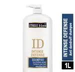 STRESS BGONE Intense defense Keratin Smooth anti dandruff Shampoo With Keratin And Argan Oil For Smoother And Shinier Hair 1LTR