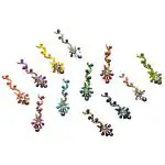 Comet Busters Indian Traditional Multicolor Bindi For Women (BIN101)