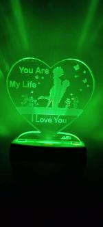 Omniverse You Are My Life Fancy Multicolor Night Lamp