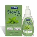 Keeros Stevia Drops Liquid Sweetener- 100% Natural Extract of Stevia Leaves I Zero Calories| 30ml