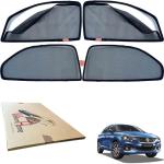 WolkomHome Car Sun Shade with Zipper Magnetic Curtain Windows Shades for Baleno 2022