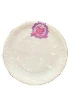 Spotklean White Paper Plates Plain First Choice Disposable Plates, 100 pcs, 235 Mm