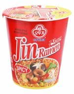 Ottogi Jin Spicy Ramen Noodles Cup, 65 Gm