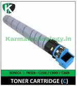 KARMA KONICA MINOLTA TN328 :- C250i C300i C360i CYAN TONER CARTRIDGE INK CARTRIDGE