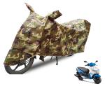 Auto Hub Waterproof Bike Cover Compatible with Honda Dio -(Fabric:-Polyester, Color:-6x6 Jungle )