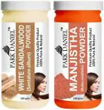 Park Daniel Premium White Sandalwood Powder And Manjistha Leaf Powder, 100 G Each (Combo Of 2) |Hair Care|Dandruff Control hair Powder|Healthy Strong Hair Mask