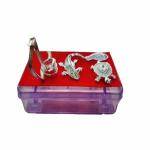 PUSPANJALI HERBALS Silver Bhoomi Pujan Kit for VAASTU Puja- Home/GRIHA Poojan Samagri