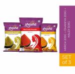 Shasha Haldi 500g, Dhaniya 200g and Mirch200g (Turmeric,Coriander and red chili ) - 900g