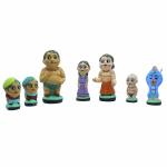 Puja N Pujari Chotta Bheem Set of 7 Golu Dolls Set - Kolu Bommai Bommalu Set for Dussera / Navaratri