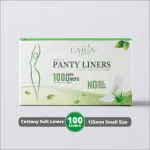 Cailin Care Aloevera based Cottony Anion Chip Panty Liner (Pack of 100 Liners) (Small Size - 155mm)