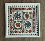 Kutch Craft Mud and Mirror Art Work Wall Hanging for Home Decoration, Size : 12