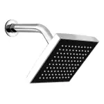 Rocio Square Shower Head for Bathroom Without Shower Arm and Wall Flange, Wall Mount Showerhead
