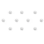 Comet Busters Silver Bindi For Women