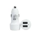 Mobiflicks White 3.4amp Car Charger with 8 Pin USB Charging Cable