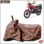 AG MOTO Hero Passion Pro bike cover Water Resistant Dust Proof Protection in All Weather Red Jungle