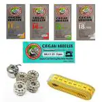 HIRDAY Organ Machine Needles Set of 5 Packs + 1 Tailor Measuring Tape + 1 Bobbin case + 4 bobbinsHIRDAY