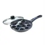 Prestige Black Others Omega Select Plus Non Stick Paniyarakkal With Lid Gas Top Compatible - 0.2 L 24 cm
