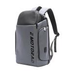EMotorad 15.6 inch Laptop Bag | Water-resistant Backpack | USB Charger for Devices | Unisex Laptop Backpack | (Grey)