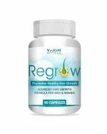 Vokin Biotech Regrow All Natural Hair Loss Supplement For Advanced Healthy Hair Growth formula For Men & Women (60 Capsules)