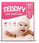 Teddyy Cotton Nappy Pads (Pack Of 40)
