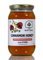 KATINA Honey : Cinnamon Honey | Cinnamon Honey water | Healthful Honey | Antioxidant-rich | Immune Booster | Pure and Natural Honey | Benefits of Cinnamon Honey | Cinnamon Honey Health Benefits 500GM