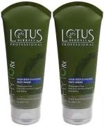 Lotus Professional Daily Deep Face Cleasing Wash Combination Skin Cream (pack of 2)